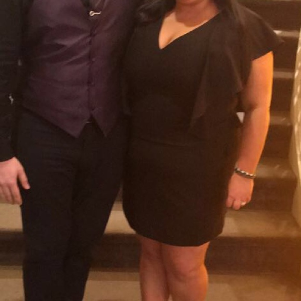 NY & Co. Gabrielle Union XL Black Dress